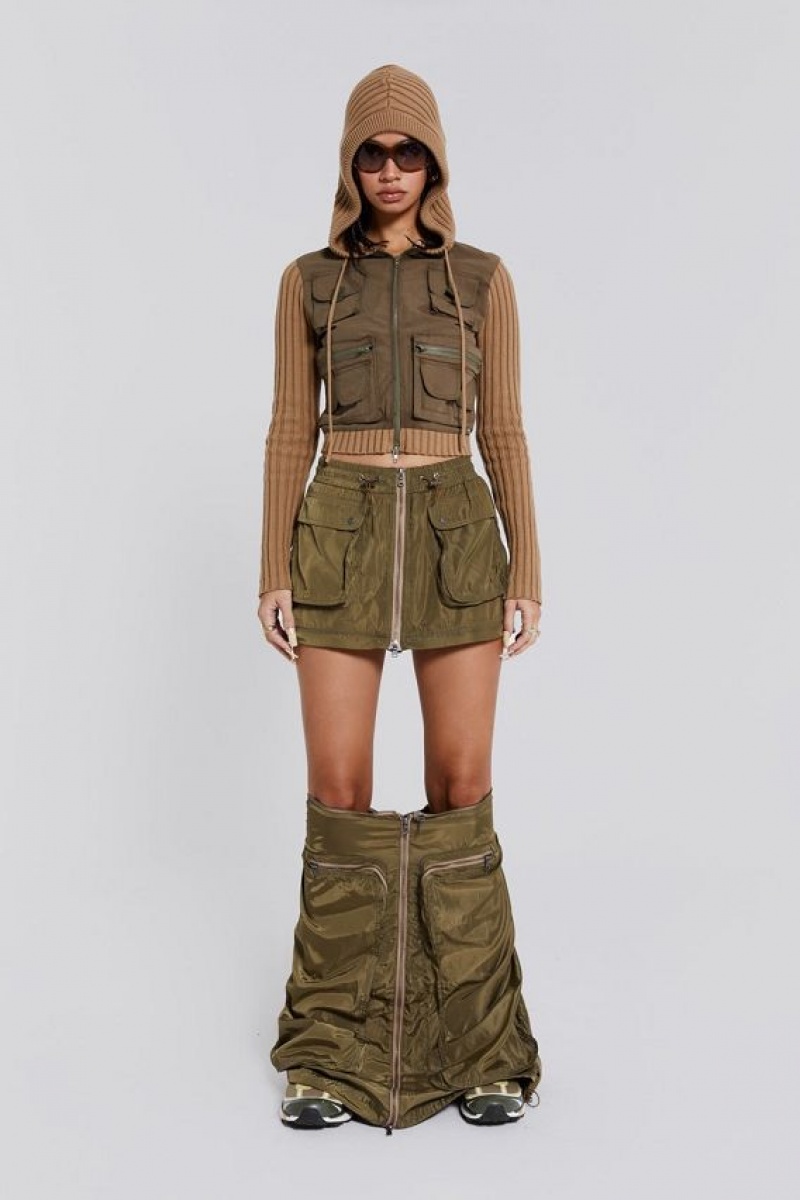 Jadedlondon Madison 2 In 1 Cargo Maxi Skirt | JADLDN24196