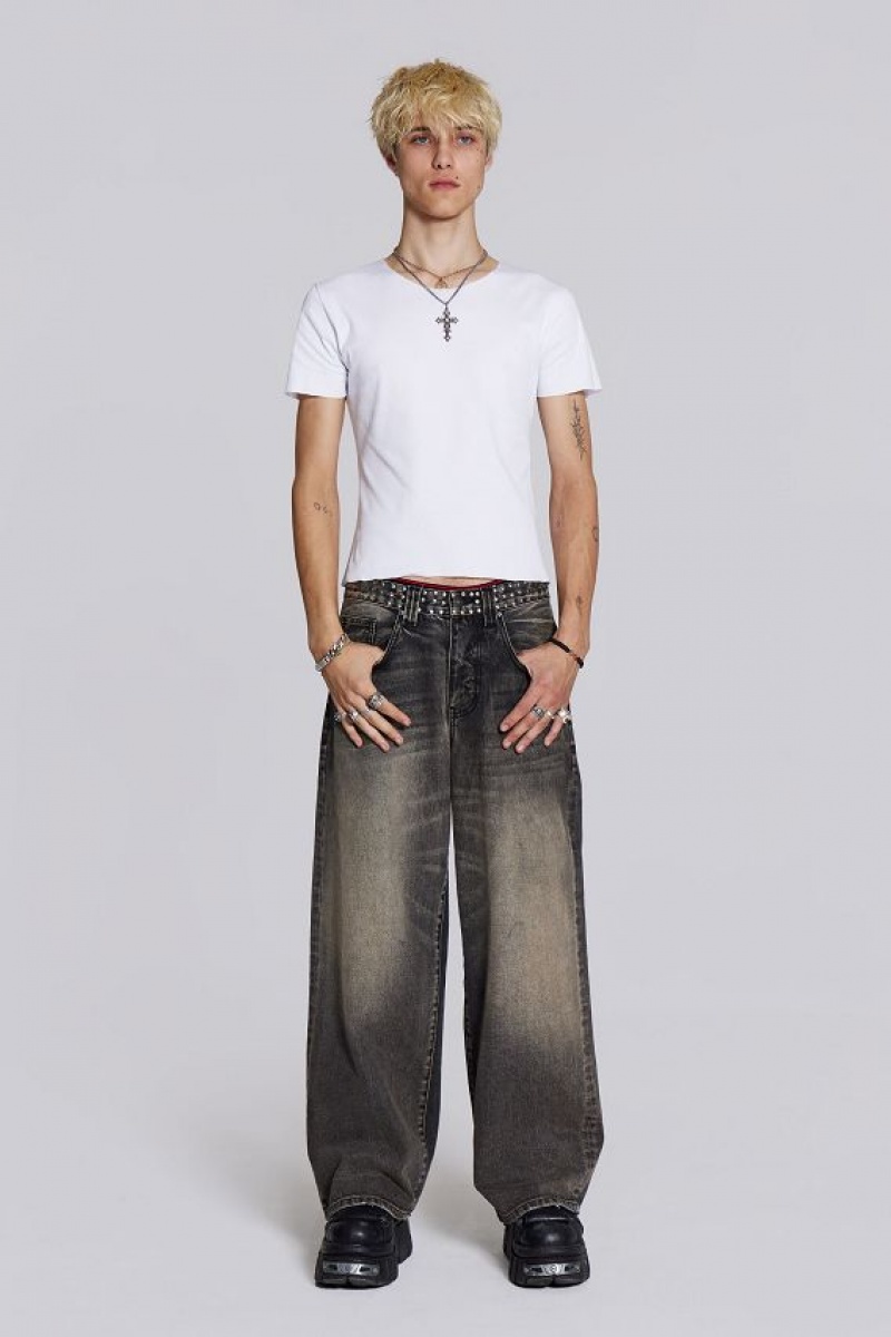 Jadedlondon Ntrls White Rib Tee | JADLDN24668