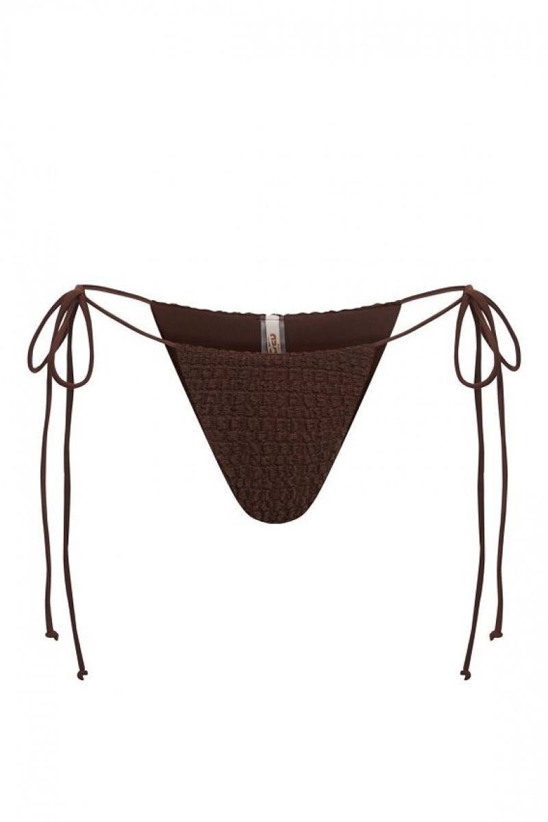Jadedlondon Poseidon Zig Zag Knit Bikini Bottoms | JADLDN24339